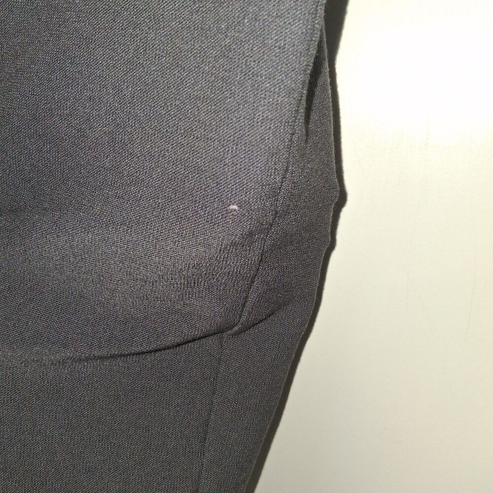 Eileen Fisher Stretch Crepe Pull On Pants Charcoal Gray/Grey M Minimalist Office - Picture 5 of 11